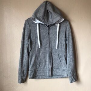 The North Face Grey Zip-Up Hoodie Size Small
